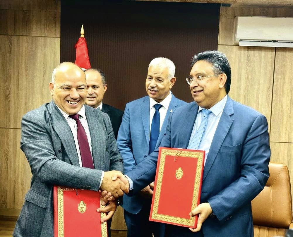 وزير التجارة وتنمية الصادرات التونسي يستقبل مدير عام مركز تنمية الصادرات والرئيس المدير العام لمركز النهوض بالصادرات التونسي